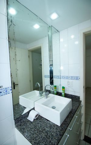 Apartamento à venda com 115m², 3 quartos e 1 vagaBanheiro da Suíte