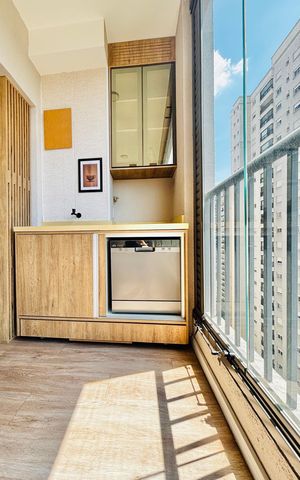 Apartamento para alugar com 52m², 2 quartos e 1 vaga Apartamento para alugar com 52m², 2 quartos e 1 vagaLavanderia