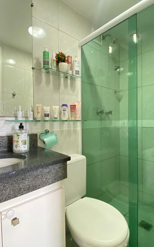 Apartamento à venda com 60m², 3 quartos e 1 vaga Apartamento à venda com 60m², 3 quartos e 1 vagaBanheiro Suíte