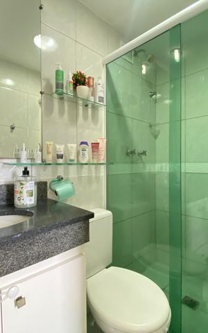Apartamento à venda com 60m², 3 quartos e 1 vaga Apartamento à venda com 60m², 3 quartos e 1 vagaBanheiro Suíte