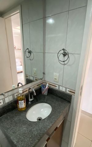 Apartamento à venda com 60m², 3 quartos e 1 vaga Apartamento à venda com 60m², 3 quartos e 1 vagaBanheiro Social