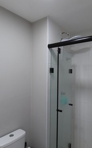 Apartamento para alugar com 25m², 1 quarto e sem vagaBanheiro da Suíte