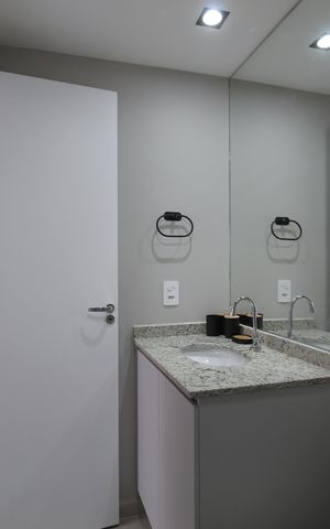 Apartamento para alugar com 25m², 1 quarto e sem vagaBanheiro da Suíte
