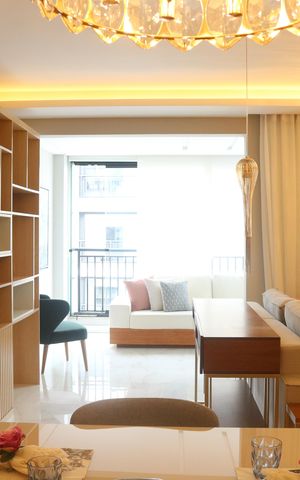 Apartamento para alugar com 93m², 2 quartos e 2 vagasSala