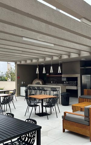 Apartamento para alugar com 93m², 2 quartos e 2 vagasÁrea comum - Churrasqueira