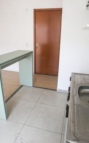 Studio à venda com 37m², 1 quarto e 1 vagaCozinha