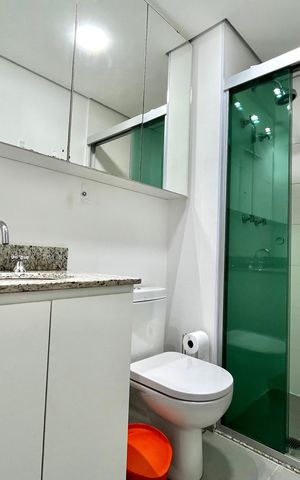 Apartamento à venda com 58m², 2 quartos e 1 vaga Apartamento à venda com 58m², 2 quartos e 1 vagaBanheiro da Suíte