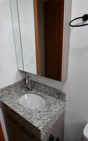 Apartamento para alugar com 44m², 2 quartos e 1 vagaBanheiro Suíte