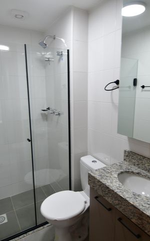 Apartamento para alugar com 44m², 2 quartos e 1 vagaBanheiro Social