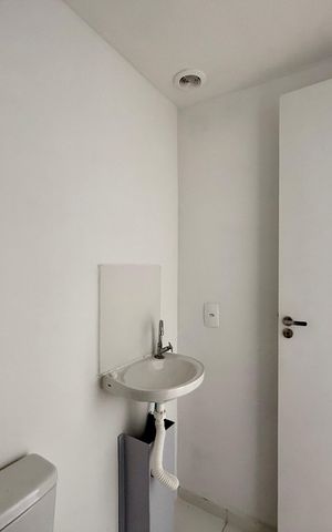 Studio para alugar com 24m², 1 quarto e sem vaga Studio para alugar com 24m², 1 quarto e sem vagaBanheiro