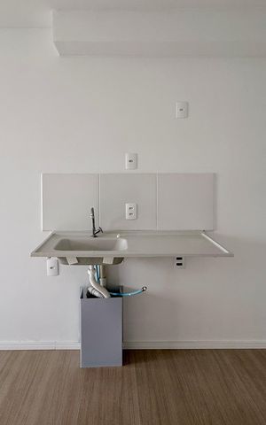 Studio para alugar com 24m², 1 quarto e sem vaga Studio para alugar com 24m², 1 quarto e sem vagaCozinha