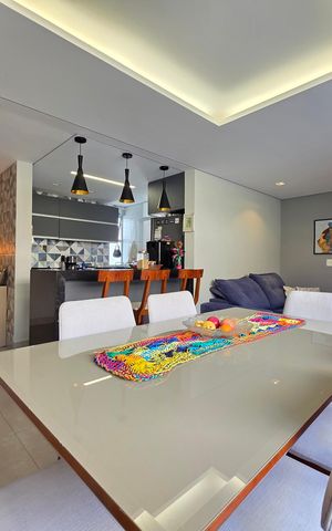 Apartamento à venda com 78m², 3 quartos e 2 vagas Apartamento à venda com 78m², 3 quartos e 2 vagasSala