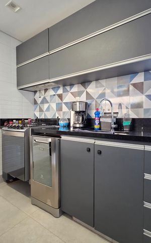 Apartamento à venda com 78m², 3 quartos e 2 vagas Apartamento à venda com 78m², 3 quartos e 2 vagasCozinha