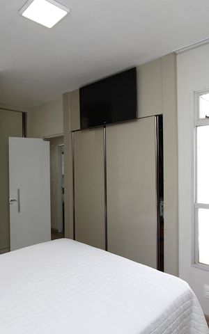 Apartamento à venda com 98m², 3 quartos e 2 vagasQuarto 2 - Suíte