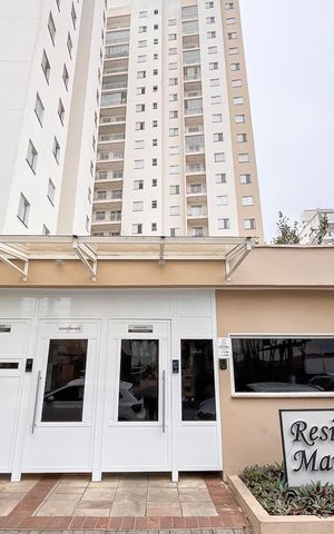 Apartamento à venda com 55m², 2 quartos e 1 vagaFachada + plaquinha