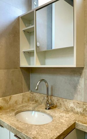 Apartamento para alugar com 45m², 1 quarto e sem vaga Apartamento para alugar com 45m², 1 quarto e sem vagaBanheiro