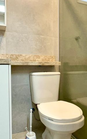 Apartamento para alugar com 45m², 1 quarto e sem vaga Apartamento para alugar com 45m², 1 quarto e sem vagaBanheiro