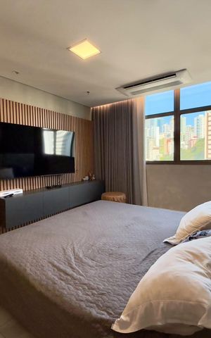 Apartamento à venda com 77m², 1 quarto e 2 vagas