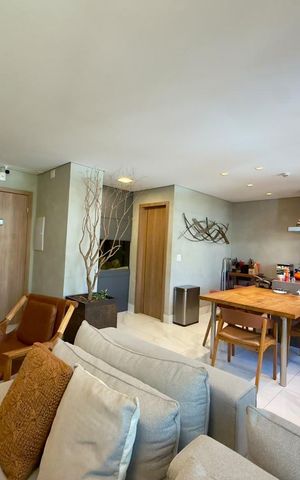 Apartamento à venda com 77m², 1 quarto e 2 vagas