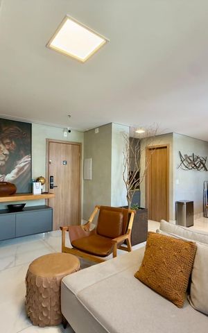 Apartamento à venda com 77m², 1 quarto e 2 vagas