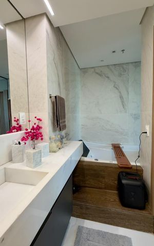 Apartamento à venda com 77m², 1 quarto e 2 vagas