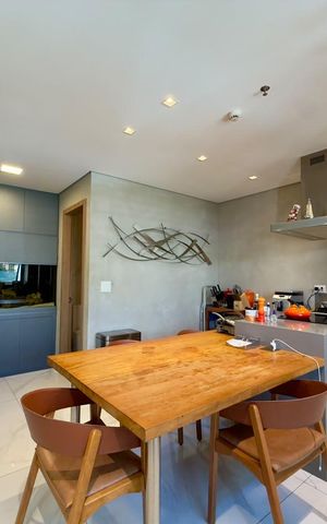 Apartamento à venda com 77m², 1 quarto e 2 vagas