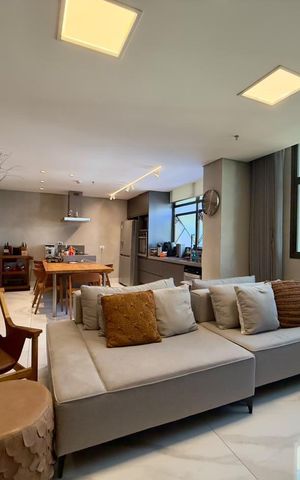 Apartamento à venda com 77m², 1 quarto e 2 vagas