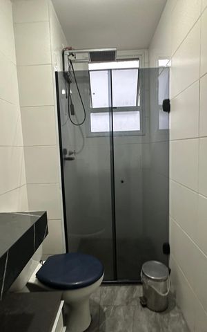 Apartamento para alugar com 45m², 2 quartos e 1 vaga Apartamento para alugar com 45m², 2 quartos e 1 vagaBanheiro Social