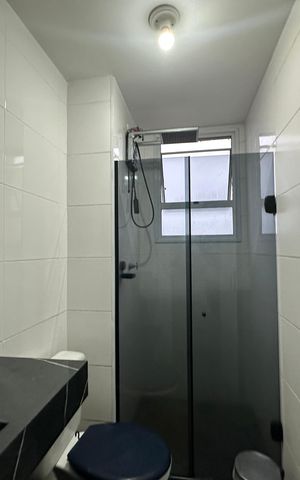 Apartamento para alugar com 45m², 2 quartos e 1 vaga Apartamento para alugar com 45m², 2 quartos e 1 vagaBanheiro Social