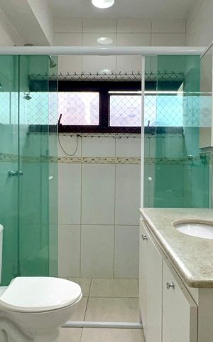Apartamento para alugar com 53m², 1 quarto e 1 vaga Apartamento para alugar com 53m², 1 quarto e 1 vagaBanheiro da Suíte