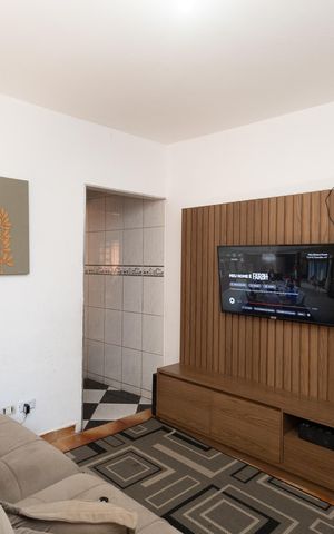 Casa à venda com 125m², 3 quartos e 2 vagas Casa à venda com 125m², 3 quartos e 2 vagasSala