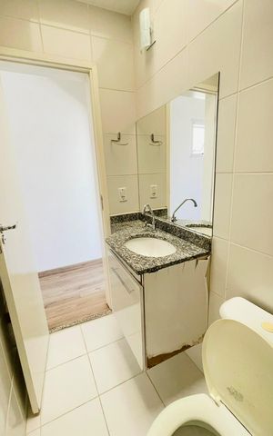 Casa de condomínio para alugar com 100m², 2 quartos e 2 vagas Casa de condomínio para alugar com 100m², 2 quartos e 2 vagasBanheiro