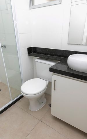 Apartamento para alugar com 55m², 2 quartos e 1 vagaBanheiro Social