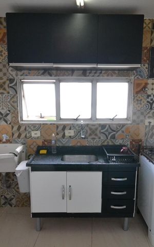 Apartamento para alugar com 46m², 2 quartos e 1 vagaCozinha e Área de Serviço