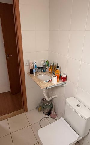 Apartamento à venda com 50m², 2 quartos e 1 vagaBanheiro da Suíte