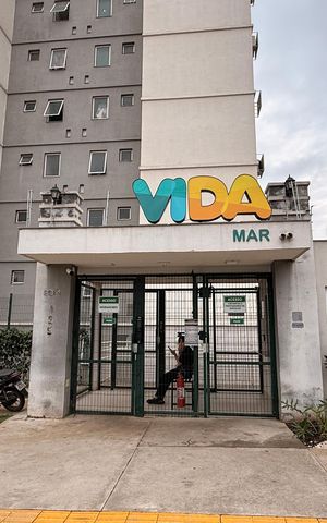 Apartamento à venda com 50m², 2 quartos e 1 vagaFachada e portaria