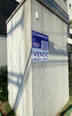 Studio à venda com 24m², 1 quarto e sem vagaFachada e Placa