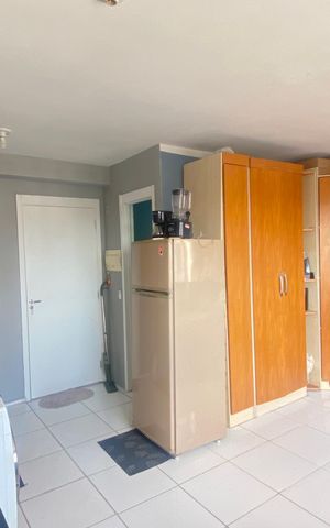 Studio à venda com 24m², 1 quarto e sem vagaSala - Quarto