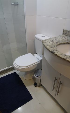 Apartamento à venda com 77m², 3 quartos e 1 vagaBanheiro Social