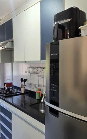 Apartamento para alugar com 45m², 2 quartos e sem vaga Apartamento para alugar com 45m², 2 quartos e sem vagaCozinha e Área de Serviço