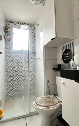 Apartamento para alugar com 44m², 2 quartos e 1 vagaBanheiro