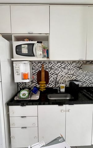 Apartamento para alugar com 44m², 2 quartos e 1 vagaCozinha - Armários
