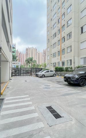 Apartamento à venda com 44m², 2 quartos e 1 vaga