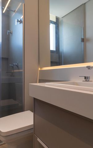 Apartamento para alugar com 202m², 3 quartos e 3 vagasBanheiro da Suíte 02