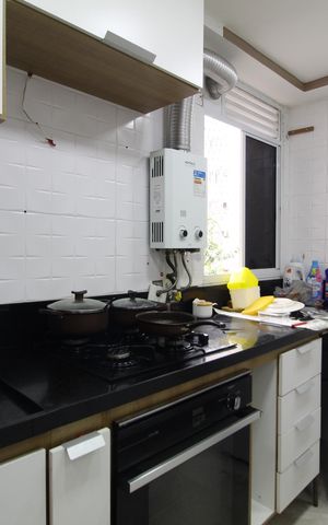 Apartamento para alugar com 45m², 2 quartos e 1 vagaCozinha e Área de Serviço