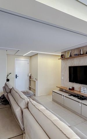 Apartamento à venda com 109m², 3 quartos e 2 vagasSala