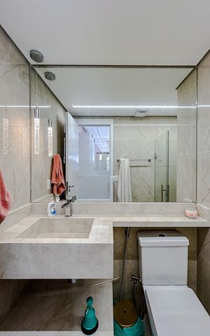 Apartamento à venda com 109m², 3 quartos e 2 vagasBanheiro da Suíte 3