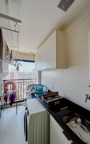 Apartamento à venda com 109m², 3 quartos e 2 vagasÁrea de Serviço
