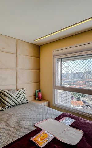 Apartamento à venda com 109m², 3 quartos e 2 vagasQuarto 2 - Suíte