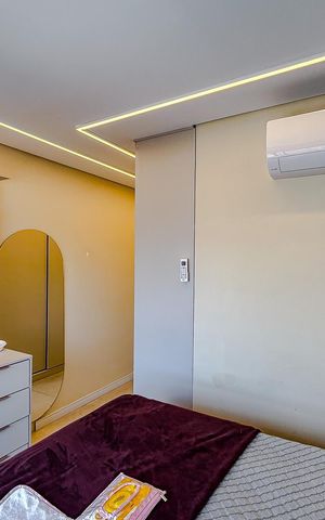 Apartamento à venda com 109m², 3 quartos e 2 vagasQuarto 2 - Suíte